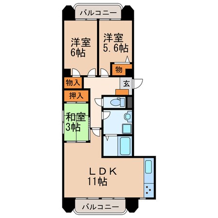 R NEAT Ⅱの物件間取画像